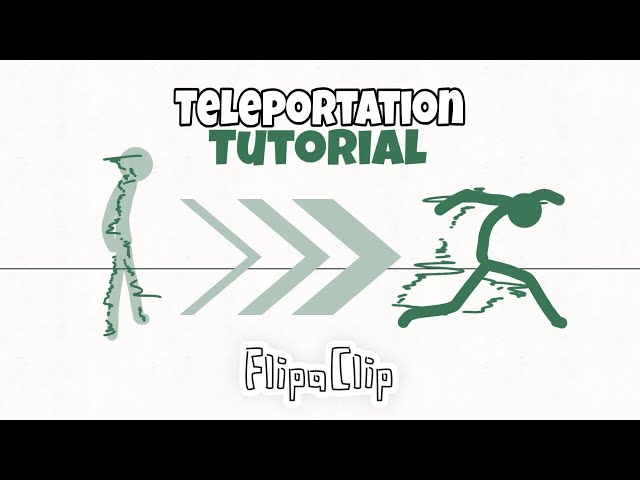 How to animate teleportation in FlipaClip