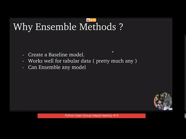 Prajin Khadka - Ensemble Methods in Machine Learning | Python Users Group Nepal Meetup#15
