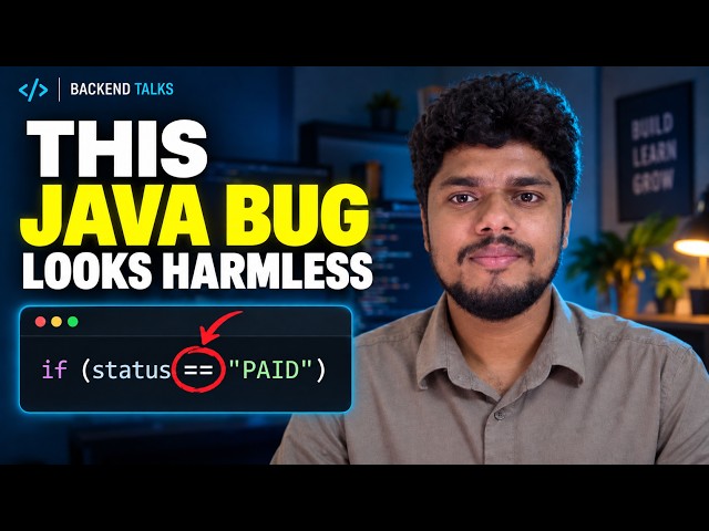 Java Strings Explained: The Bug Hiding in ==
