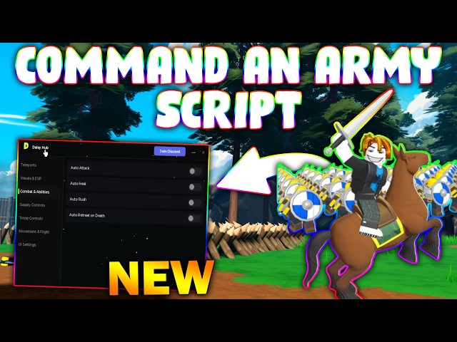 *NEW* Command An Army Script (PASTEBIN 2026)(AUTO ATTACK, AUTO HEAL,AUTO RUSH,AUTO RETREAT ON DEATH)