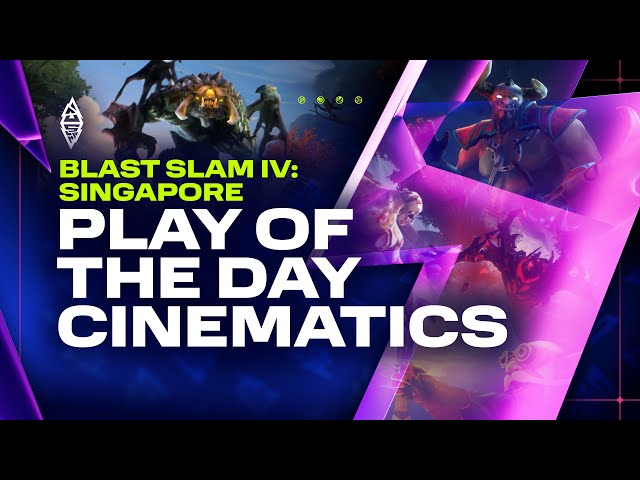 EVERY Play of the Day Dota 2 Cinematic from BLAST Slam IV: Singapore! ✨