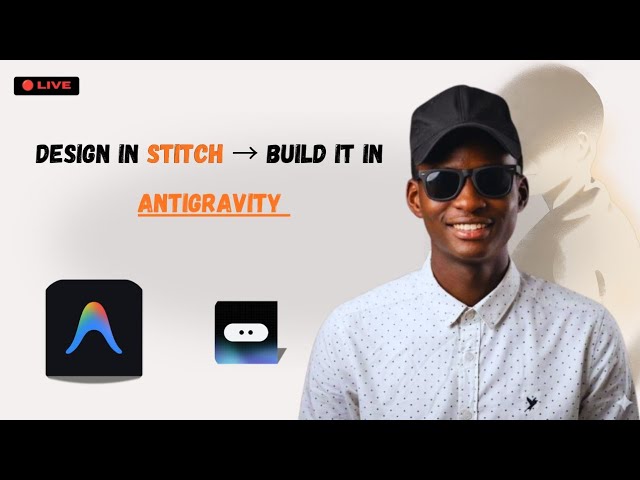 I Designed a Website in Google Stitch, Then Built It with Antigravity