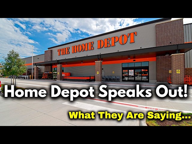 Home Depot Speaks Out On Prices And The Economy - THIS is What Comes Next!