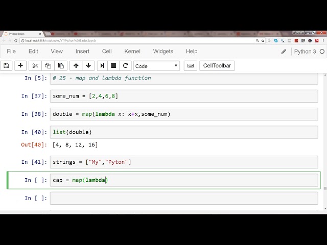 Python 3 Programming Tutorial | #2 Python map and lambda function to process lists