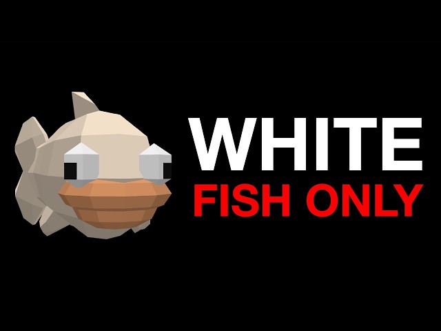 I added racist fish to my survival game