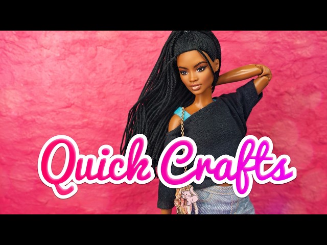 Quick Crafts For Doll Photography: Making Textures With Household Items