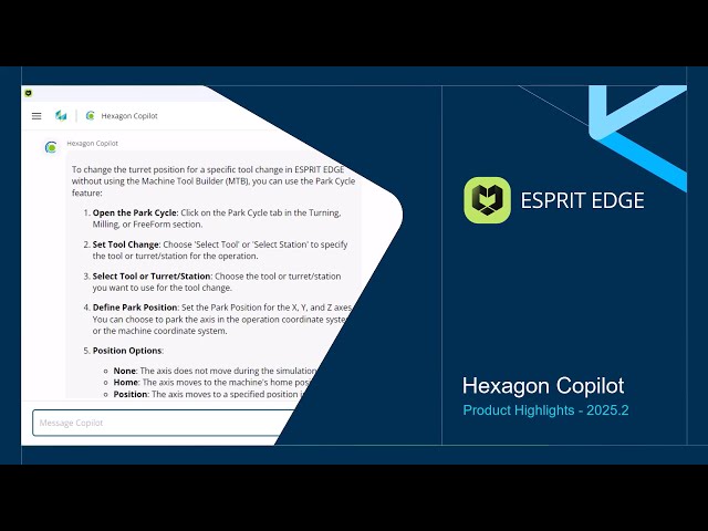 Hexagon Copilot – Your 24/7 CAM Assistant