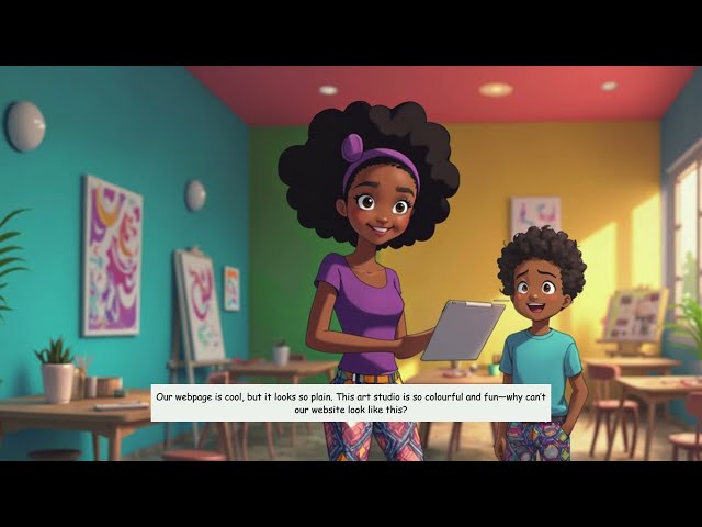 Auni and Atiena Episode 2:  Dancing with Colours and Fonts!