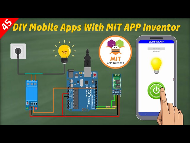 Build Custom Arduino Mobile Apps Without Coding | MIT App Inventor Complete Tutorial