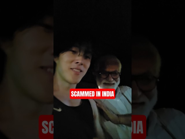 Korean guy gets scammed in India 🇮🇳 #comedy #funny #travel #india #korea