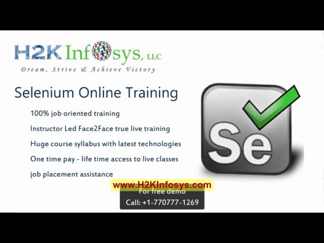 Selenium Webdriver Tutorial for Beginner | Selenium Exceptions tutorial | Selenium Tutorial H2K