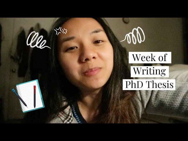 อุปสรรคกับการเขียนวิทยานิพนธ์ป. เอก  A Week of Thesis Writing | Warm Inna