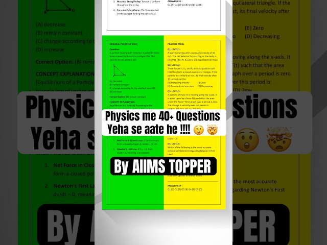 Physics me ab 150+ Confirm he 🥳🤫 #neet2026 #physics