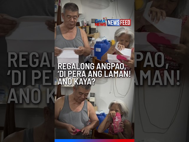 Regalong angpao, ‘di pera ang laman! Ano kaya? | GMA News Feed