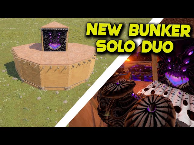 The NEW BUNKER SOLO DUO In Rust | Rust Base Design 2023