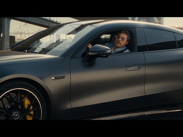 BRAD PITT x Mercedes-AMG GT 4-Door Coupé | Official Ad
