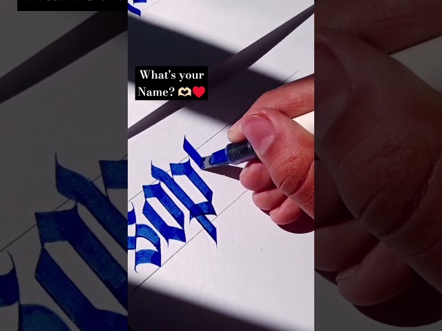 Whose next? 🫶🏻❣️ #art #calligraphy #calligraphywithme #drawing