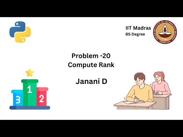 Problem Solving | Problem-20