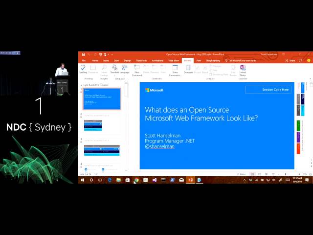 What does an Open Source Microsoft Web Framework Look Like - Scott Hanselman