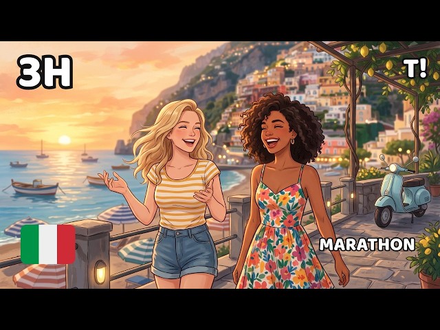Italian Listening Highlights of August 🇮🇹🍕 | 3 Hours for Beginners