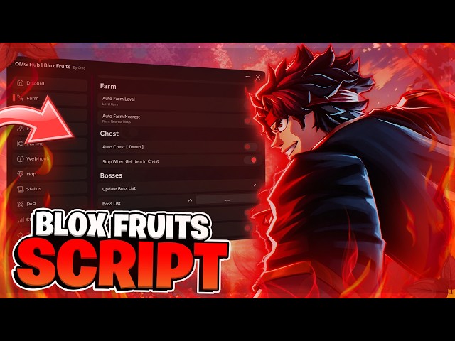 🔥 Blox Fruits SCRIPT | Auto Farm, Auto Bounty, Fruit Sniper !! (NO KEY)