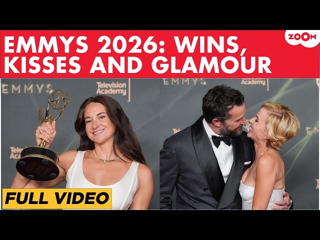 Emmys 2026: Shailene Woodley & Ernest Harden Jr. WIN big, Noah Wyle KISSES wife on the red carpet!