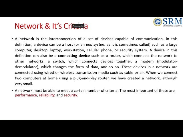 NETWORKING TYPES