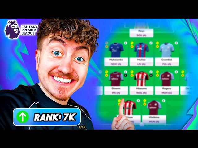 7K OR! 🚀 | MY FPL GAMEWEEK 38 TEAM SELECTION! | Fantasy Premier League 2024/25