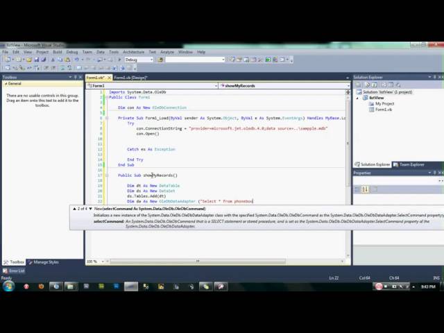 How View Data in ListView using VB Net Programing