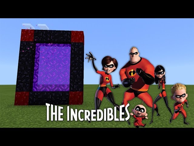 PORTAL to the INCREDIBLES Dimension | Minecraft PE