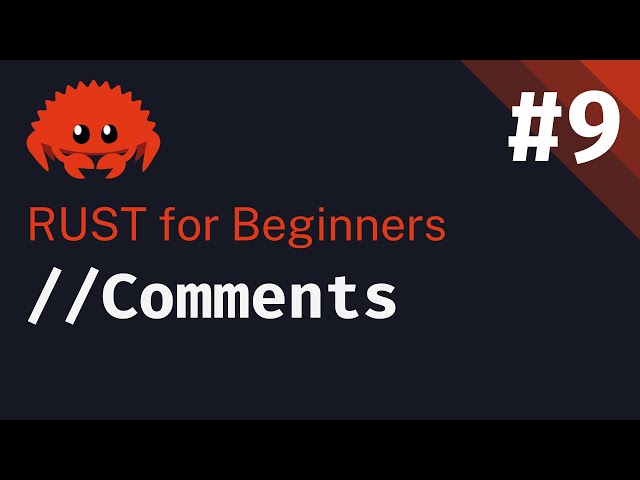 Rust Basics 2024: Lesson 9 | Comments