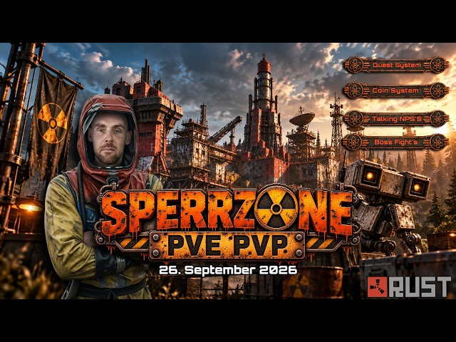 SPERRZONE PVE  Der neue Rust PvE Server kommt! ☢️ | Official Teaser