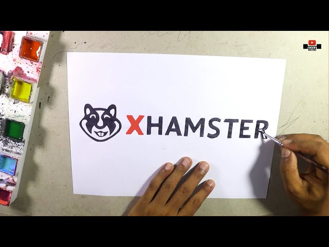 How to draw the xHamster logo