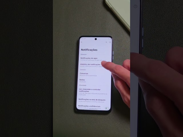 MOTO G17: Como Ativar o Histórico de Notificações