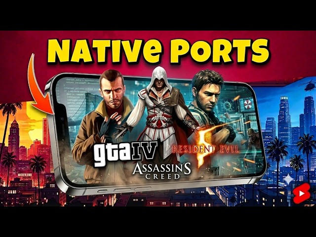 GTA IV, Silent Hill & RE5 Native Android Ports - Native PC Games on Android is HERE!