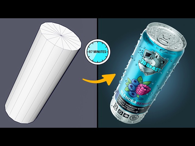 Learn Blender 3D Modeling Under 97 Minutes!
