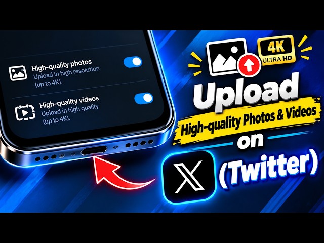 Upload HD Photos & Videos on X (Twitter) 😳 (No Quality Loss!)