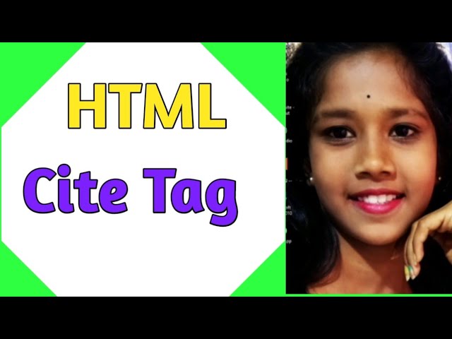 How to Use Cite Tag in HTML Website or Webpage