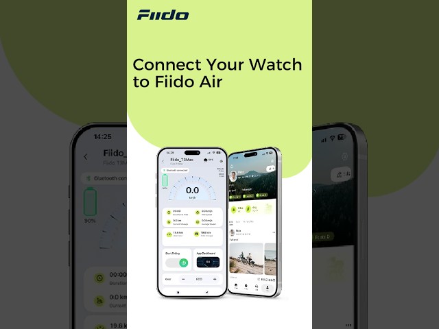 How to Pair Fiido S3 Smartwatch with Fiido Air