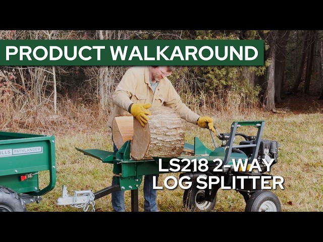 Process Firewood Using the New Woodland Mills 2-Way Log Splitter
