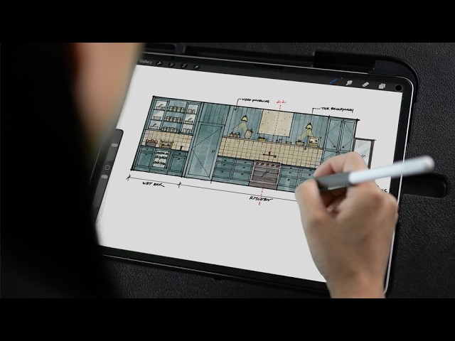 How to color with Procreate for architects?