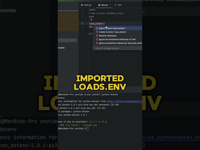 Always Do THIS In Python, It’s A LIFESAVER! #PythonTips