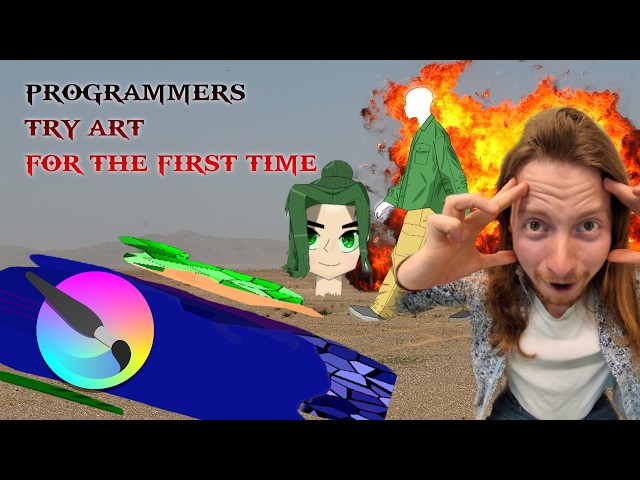 Programmers try game art for the first time | devlog