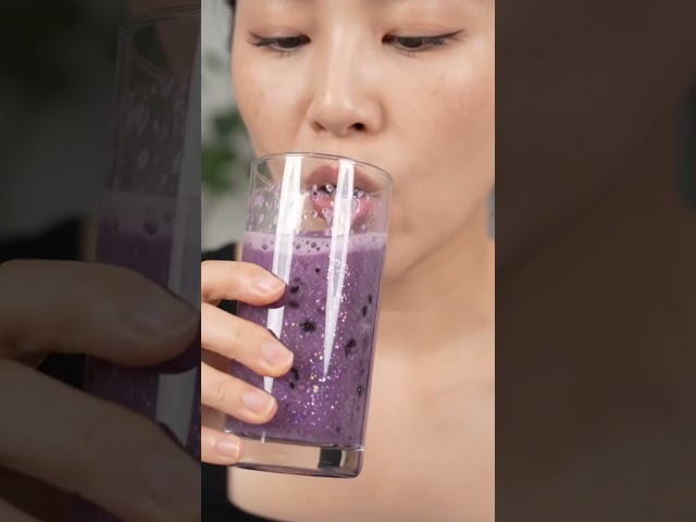 How to Make Galaxy Crystal Noodles and ASMR Mukbang#asmr