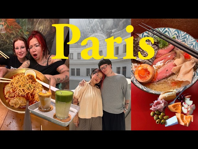 Final Week in Paris 🎨 fog exhibit at bourse de commerce, homemade carbonara, Michelin duck ramen
