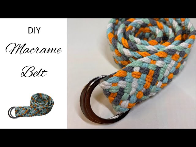 DIY Macrame Belt | Easy Boho Macrame Accessory