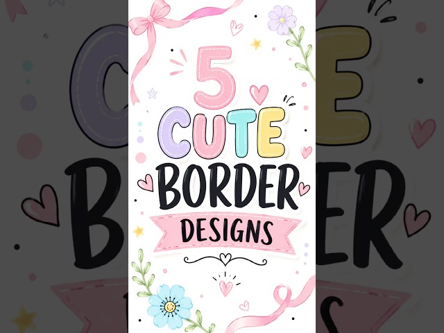 Border design for project||#shorts #shortvideo #borderdesign #art #assignmentfrontpagedesign