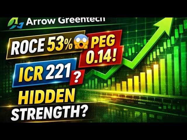 Arrow Greentech Stock Analysis 🧐! "ROE 39%"🔥| "ROCE 53%"🤯| "PEG.14"😎| Worth Tracking? 