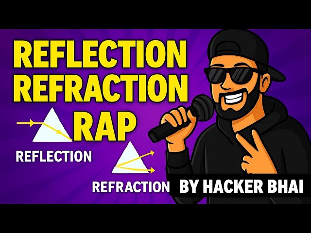 Reflection Refraction RAP song | Physics Class 10 | Light Chapter Explained with Music