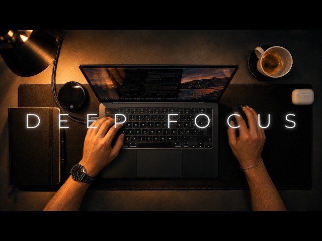 Hyperfocus Music | 3 Hour Deep Work Pomodoro (50/10) | Flow State Music